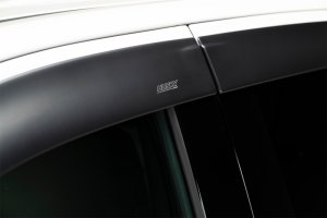Toyota Tundra CrewMax Window Vent Visors - Side - Husky Liners - Low Profile - Matte Black - `07-`21